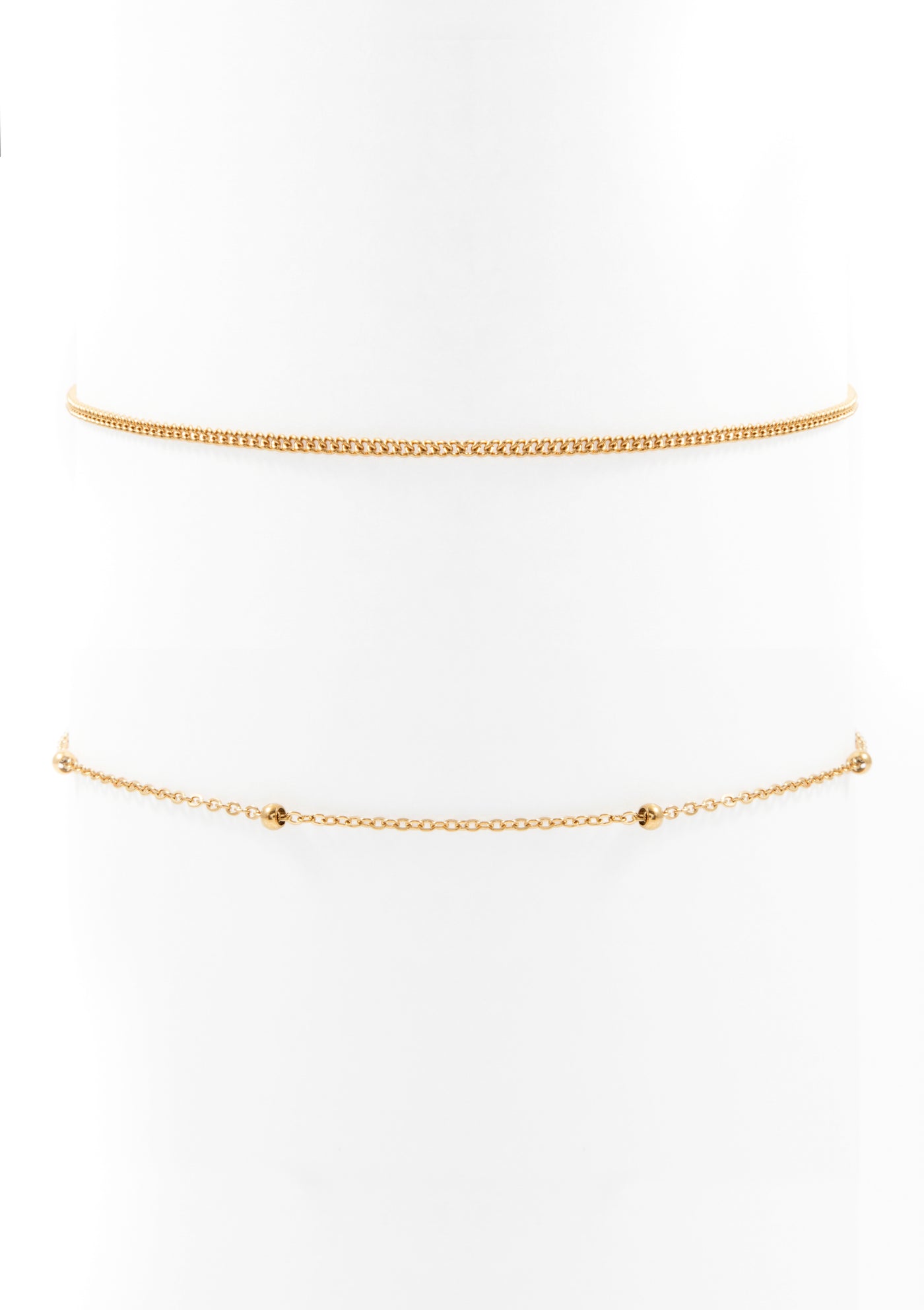 Conjunto de Choker Delicado en Oro