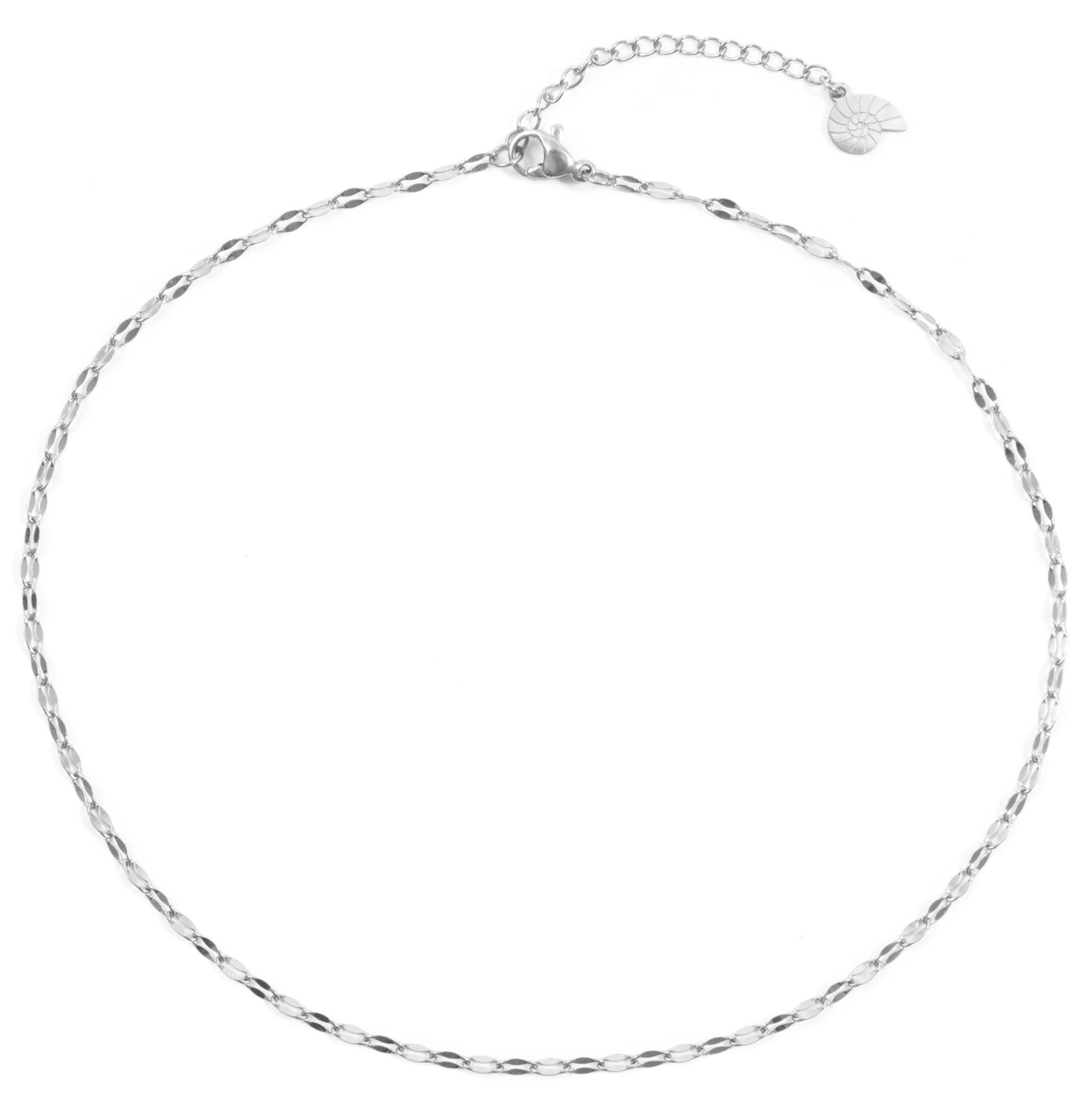 Délicat Collier Ras du Cou en Argent