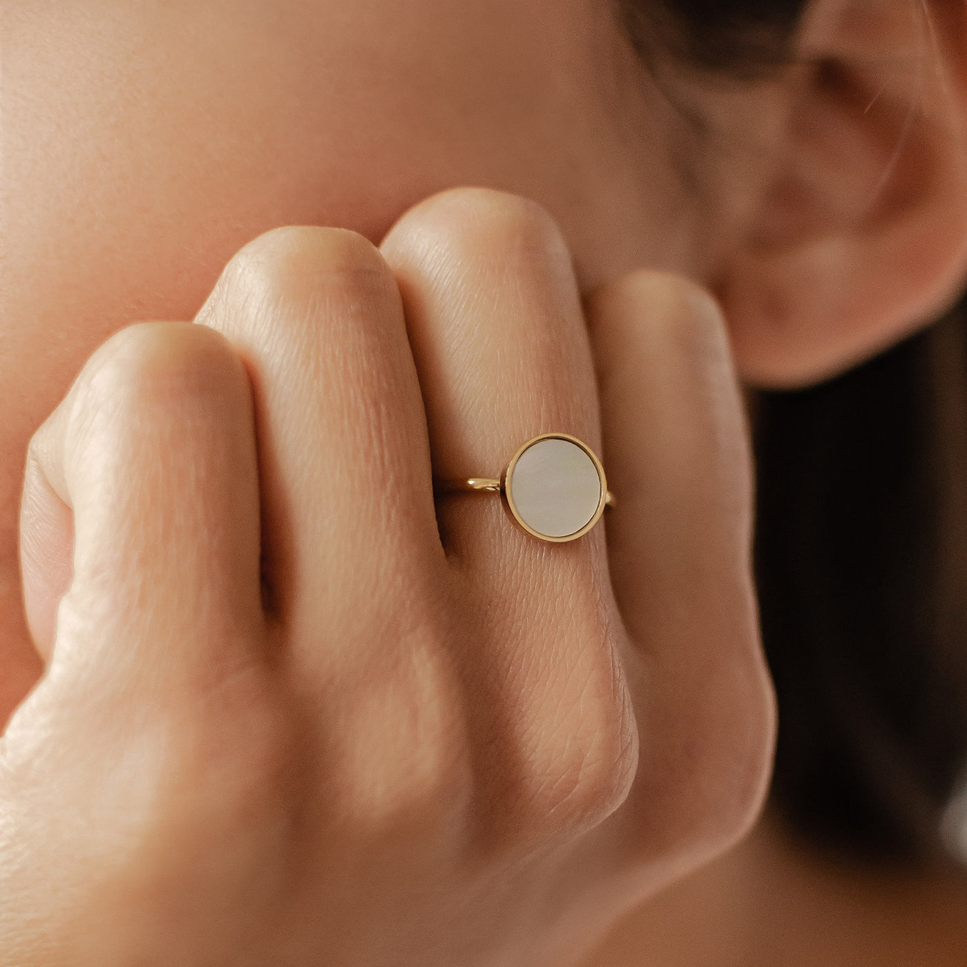 Kreis Ring Rosegold