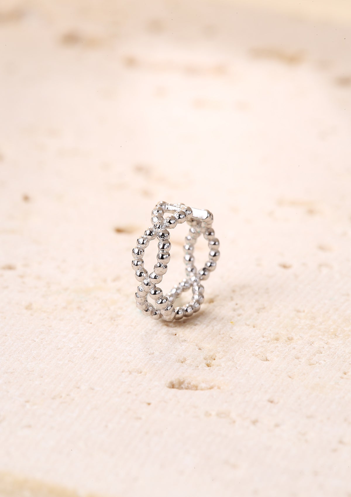 Doppelt Gedrehter Ear Cuff Ohrring Sterlingsilber