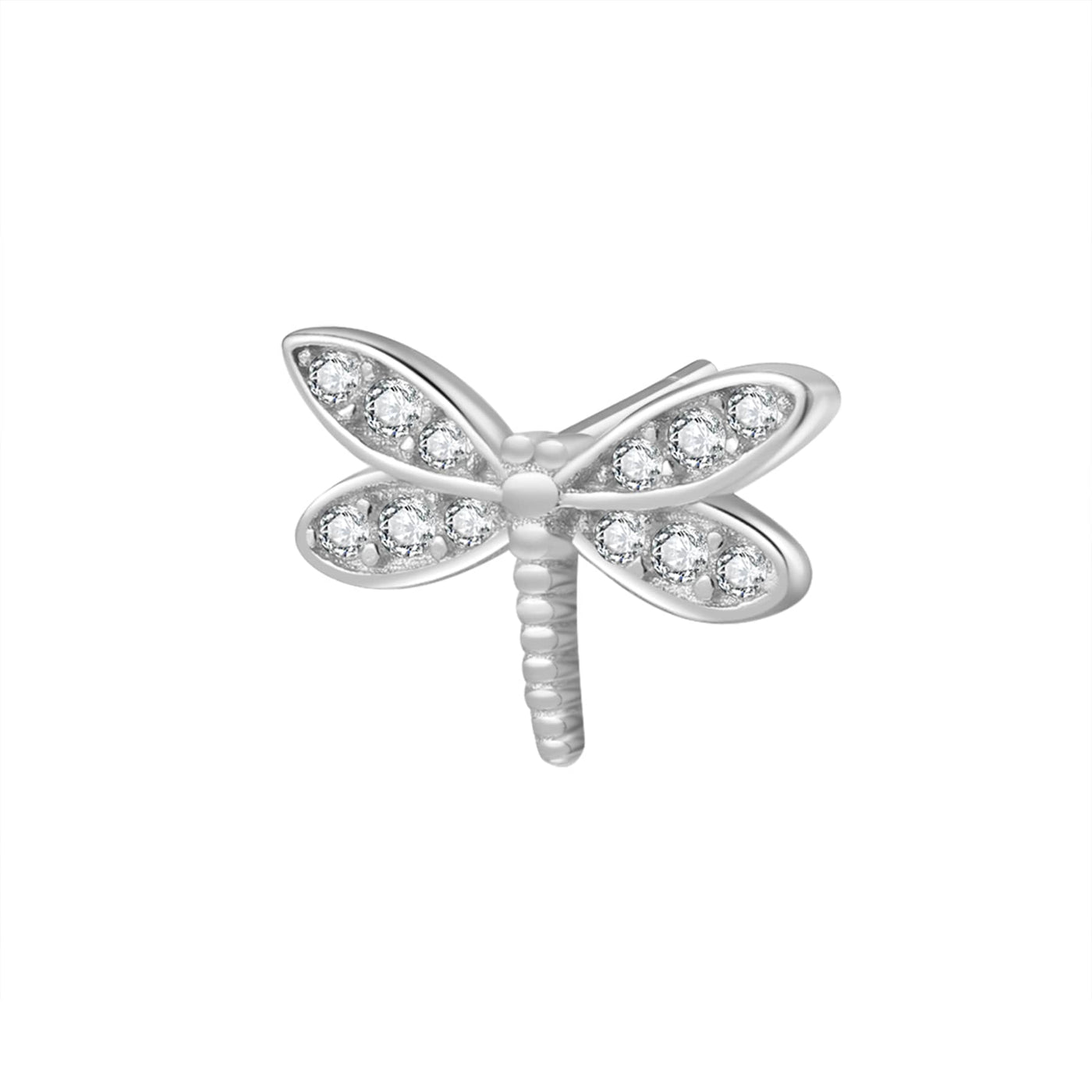 Dragonfly Stud Earring Sterling Silver