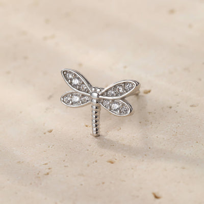 Dragonfly Stud Earring Sterling Silver