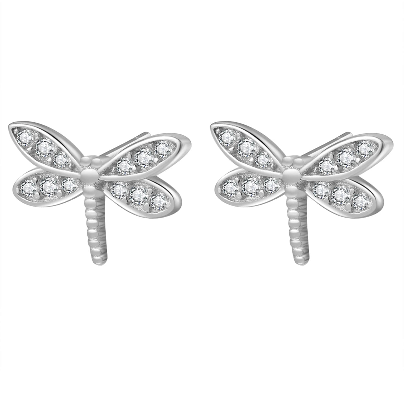 Dragonfly Stud Earring Sterling Silver