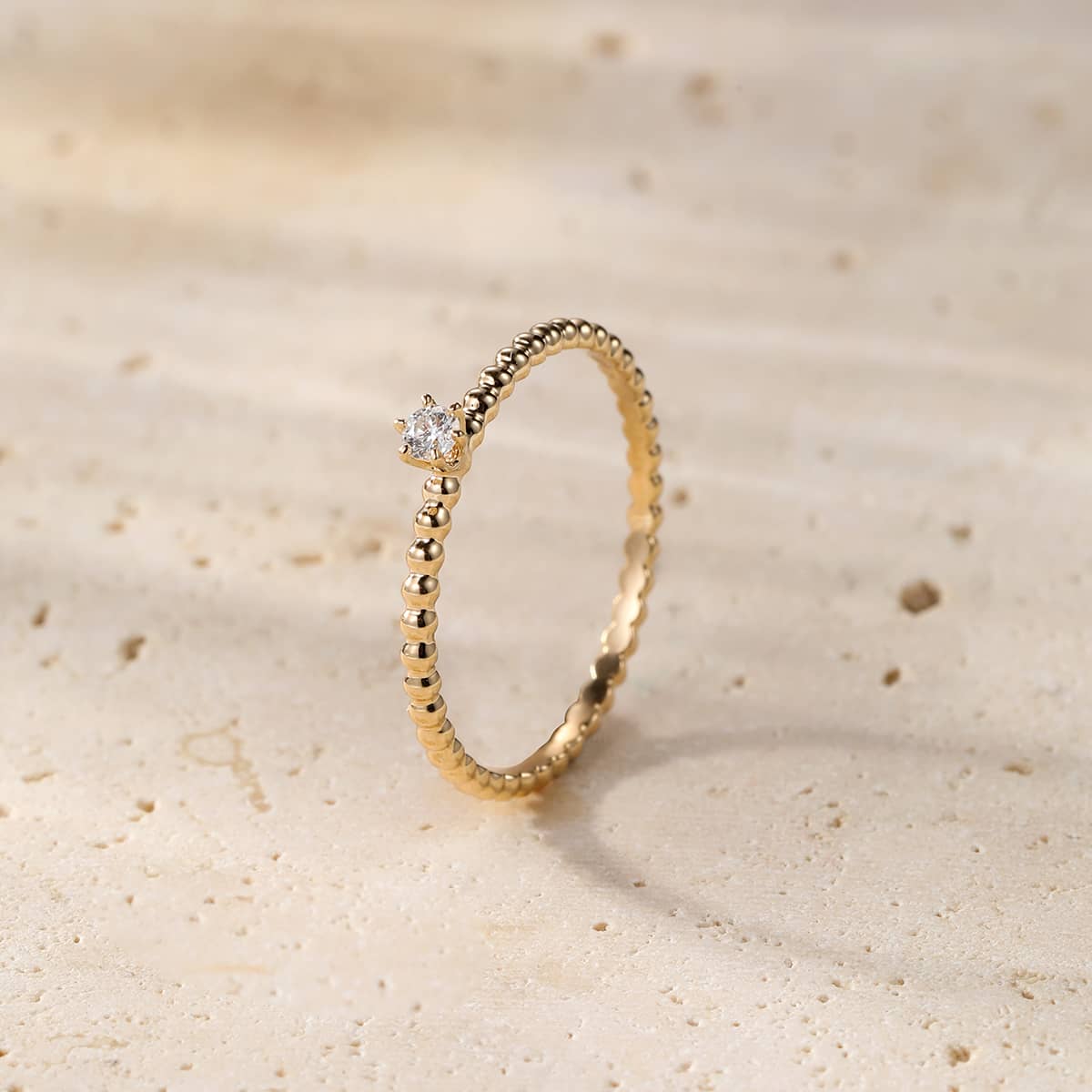 Endlose Liebe Diamant Ring 14K Gold