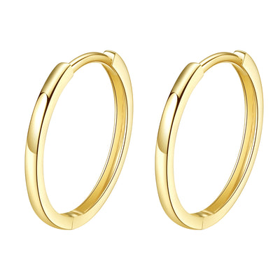 Eternal Hoop Earrings 14K Gold