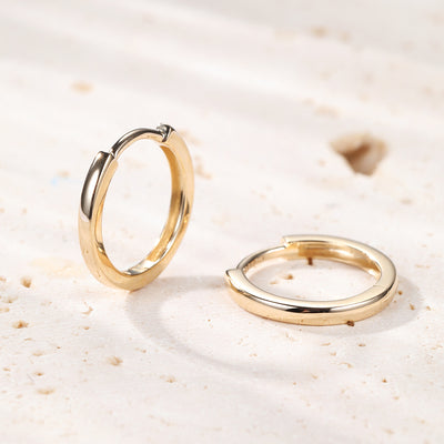 Eternal Hoop Earrings 14K Gold