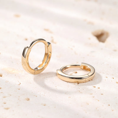 Eternal Hoop Earrings 14K Gold