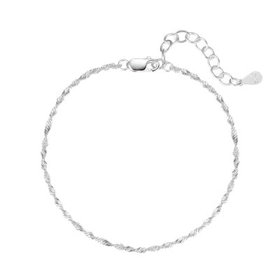 Singapurkette Armband Sterlingsilber