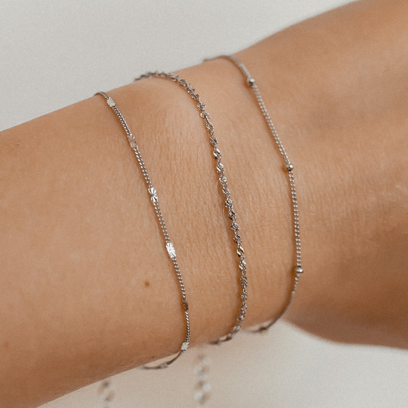 Singapurkette Armband Sterlingsilber