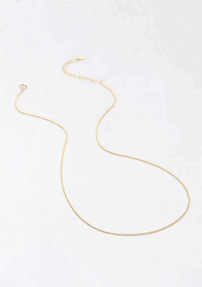 Fine Textured Chain Necklace Sterling Silver