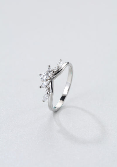 Fireworks Zirkonia Ring Sterlingsilber