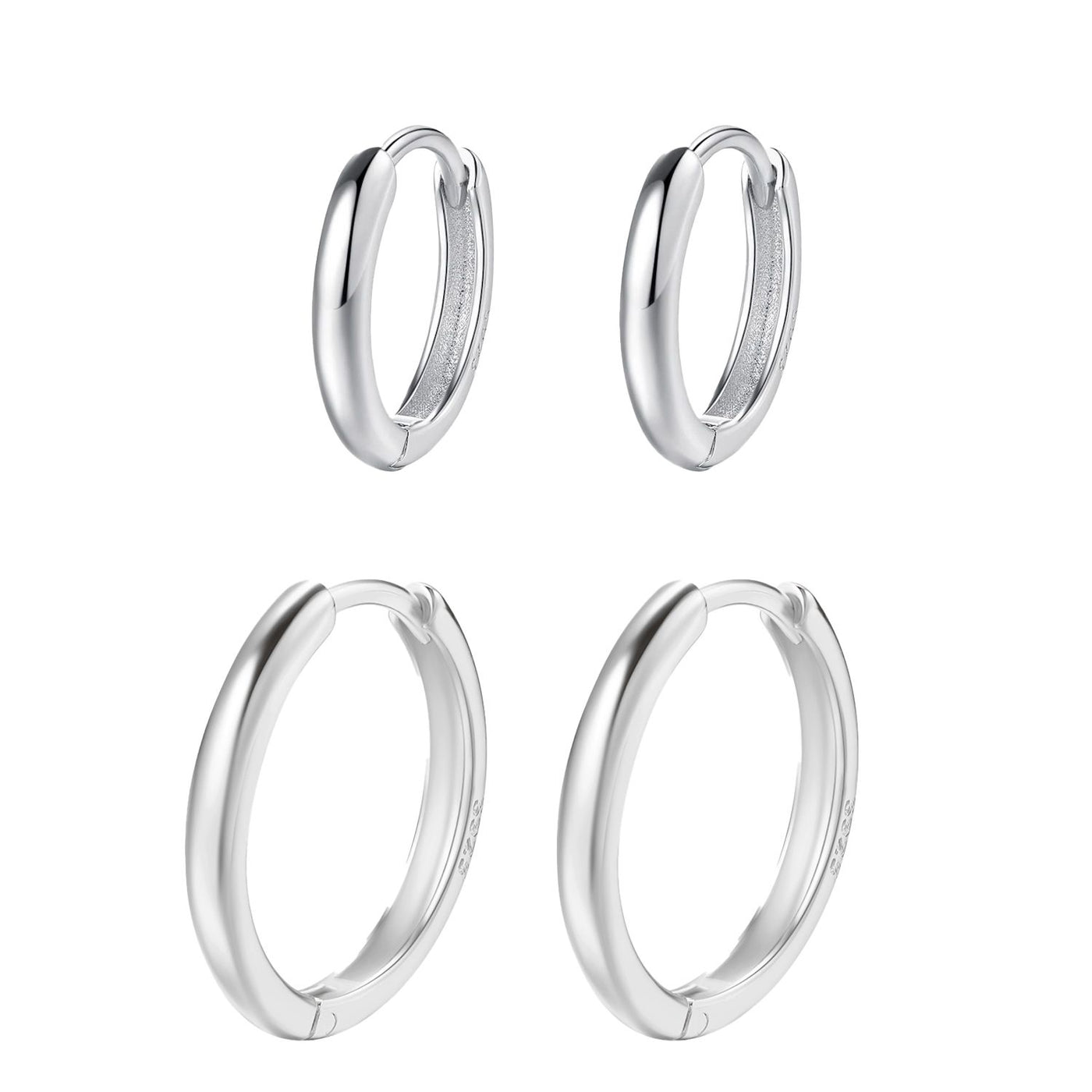 Ensemble Boucles d'Oreilles Grace Argent Sterling en Or