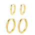 Set Pendientes Grace Plata de Ley 925 en Oro