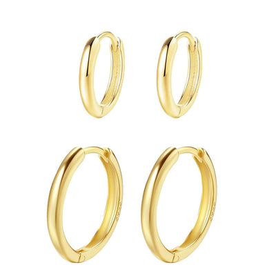 Set Pendientes Grace Plata de Ley 925 en Oro