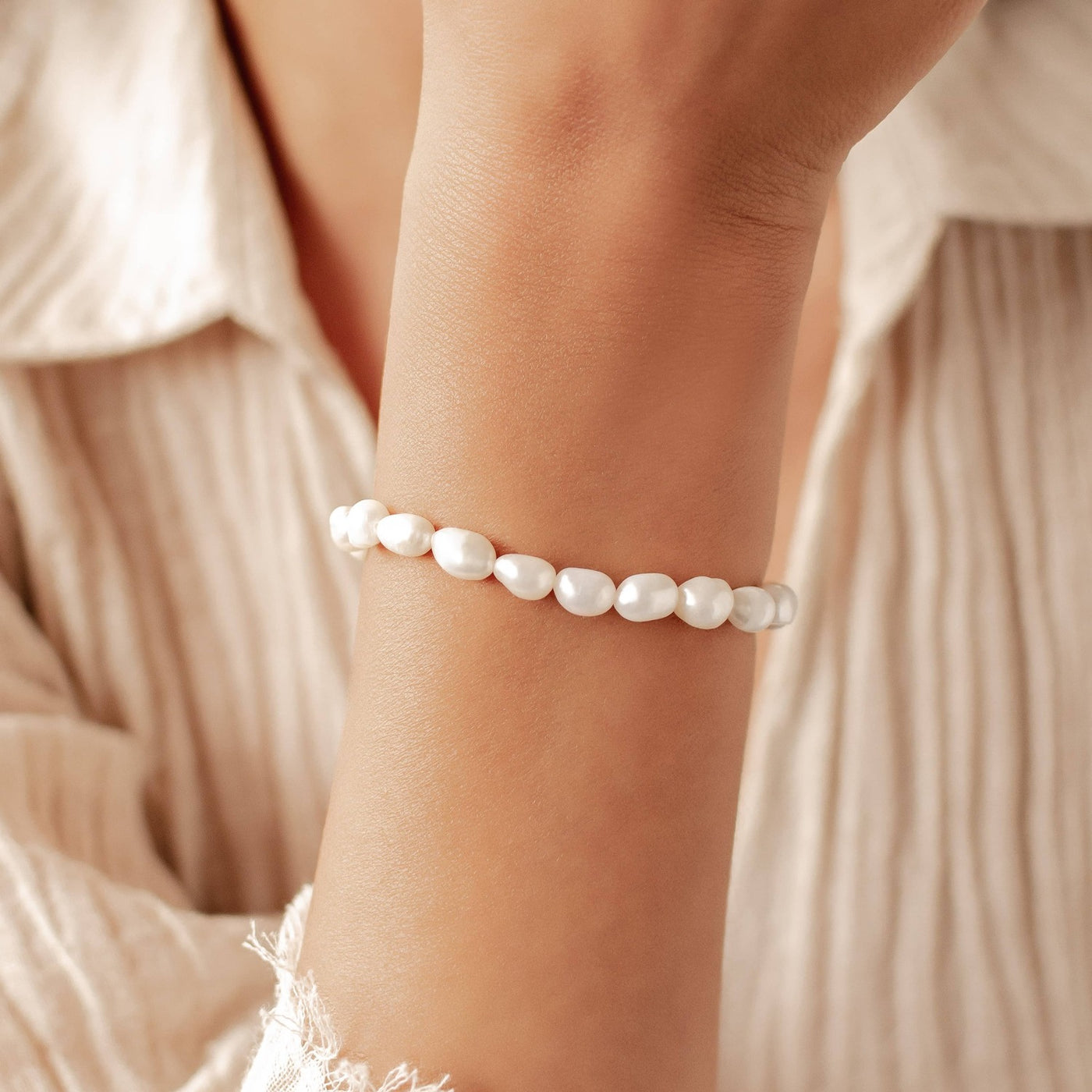 Grace Pearl Bracelet Sterling Silver