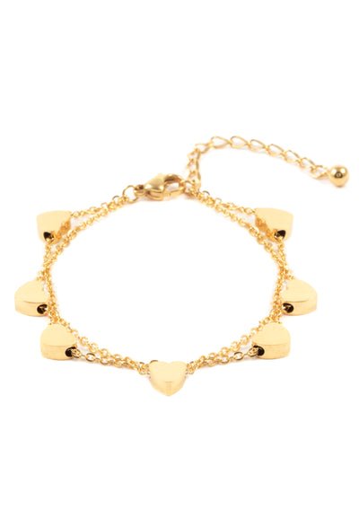 Heart Delicate Bracelet Gold