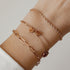 Zartes Armband Liebe in Rosegold