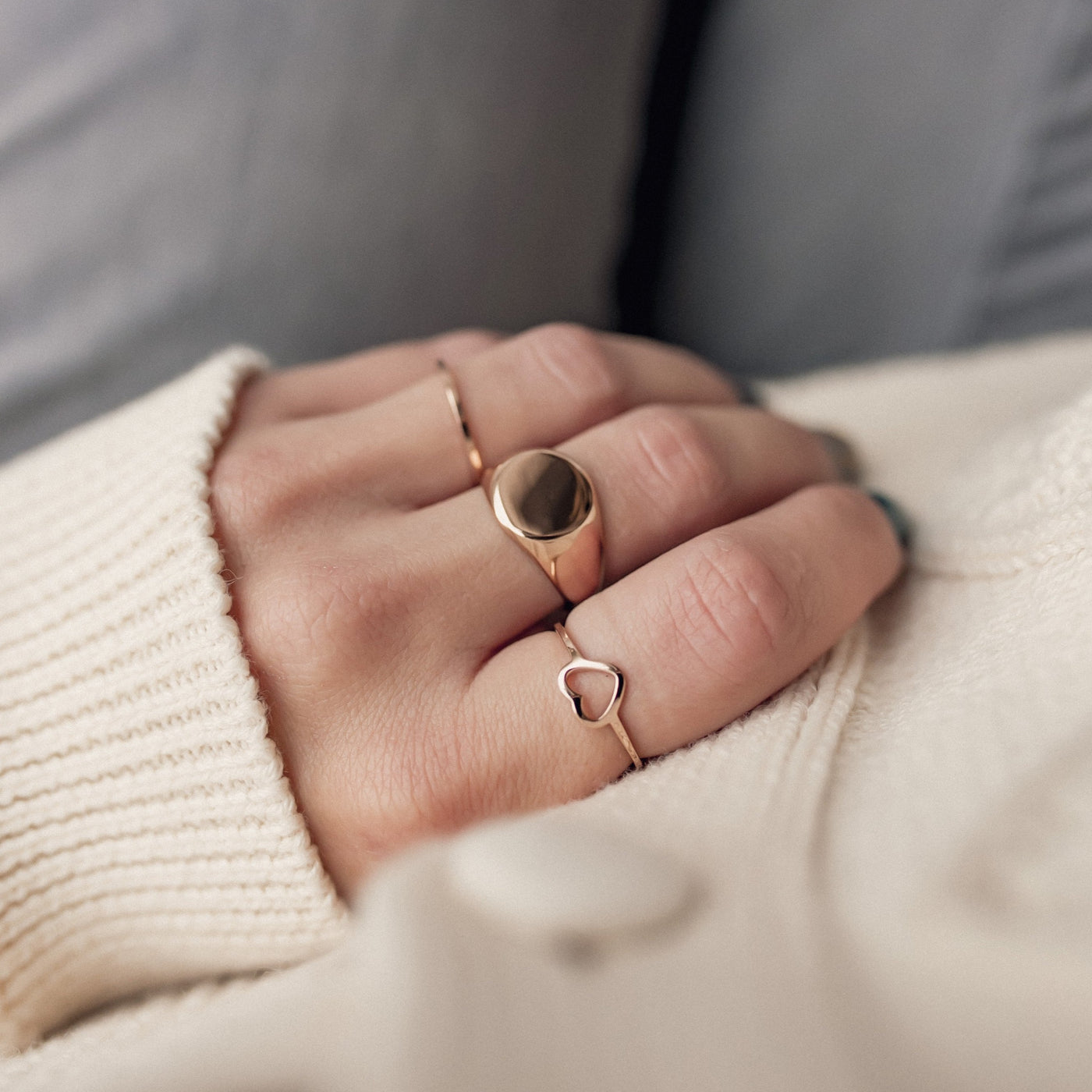 Heart Ring Rose Gold