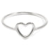 Heart Ring Silver