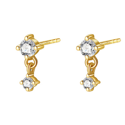 Boucles d’Oreille Infinite en Or Massif 14 CT