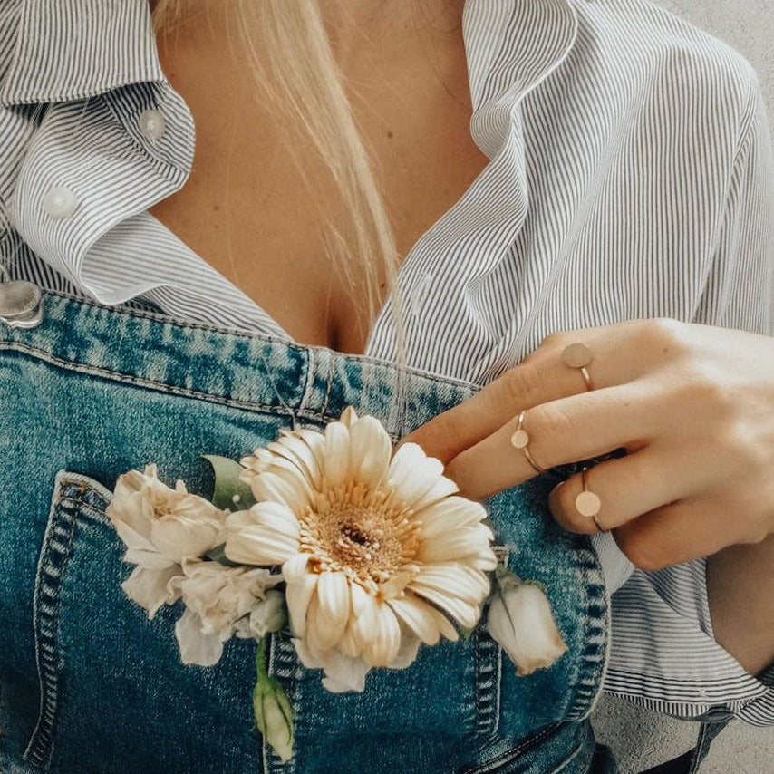 Ensemble Bagues Joie en Or Rose