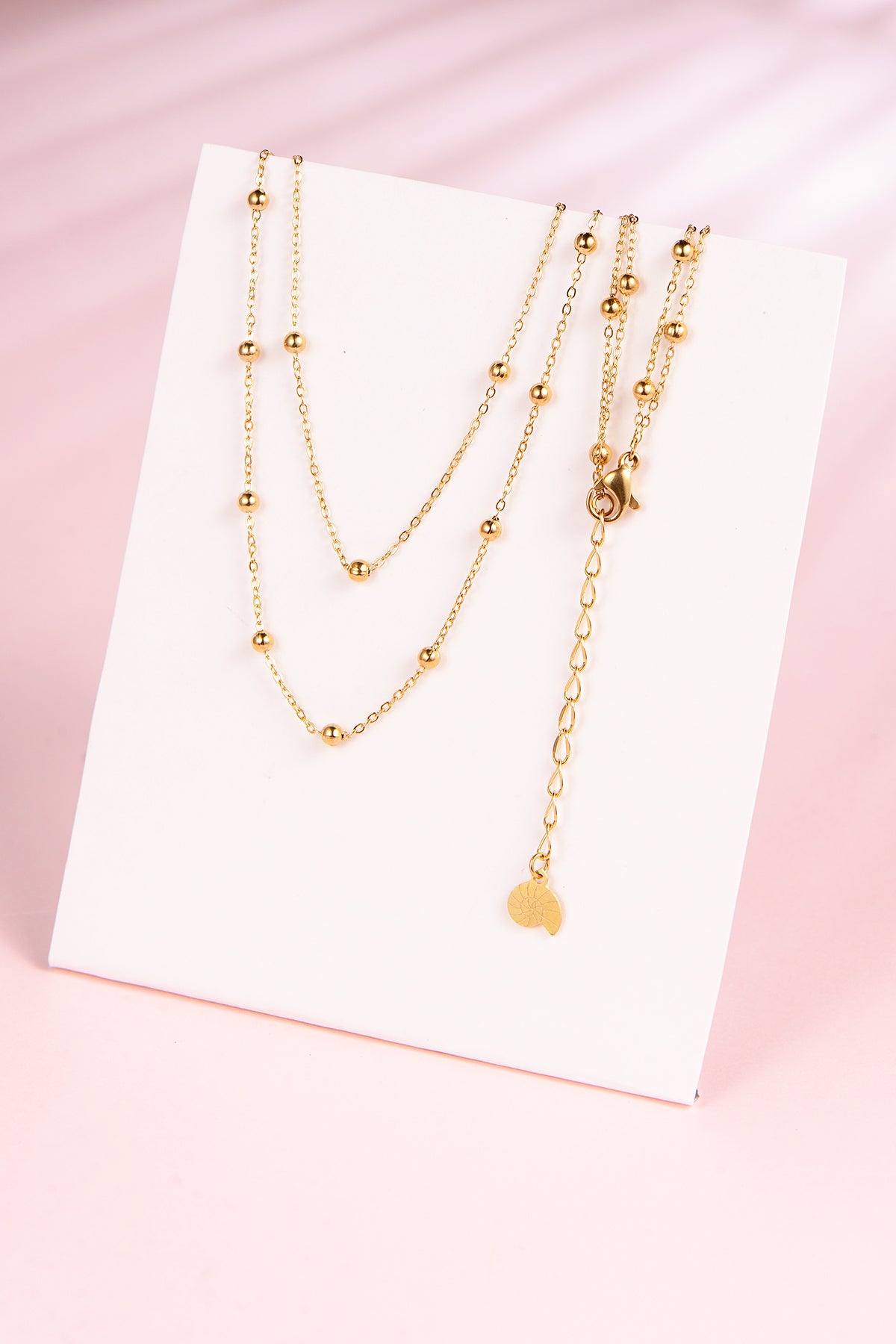 Layered Necklace Gold