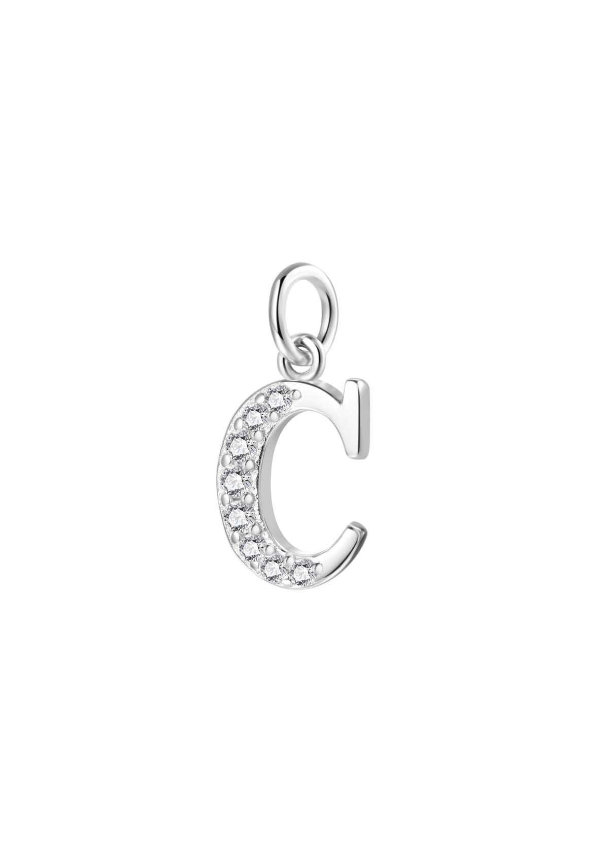 Pendentif Lettre Sterling Argent