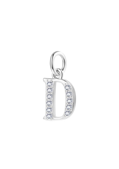 Pendentif Lettre Sterling Argent