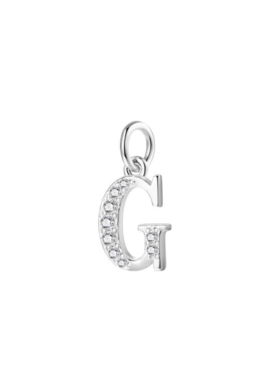 Letter Pendant Sterling Silver