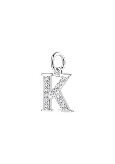 Letter Pendant Sterling Silver