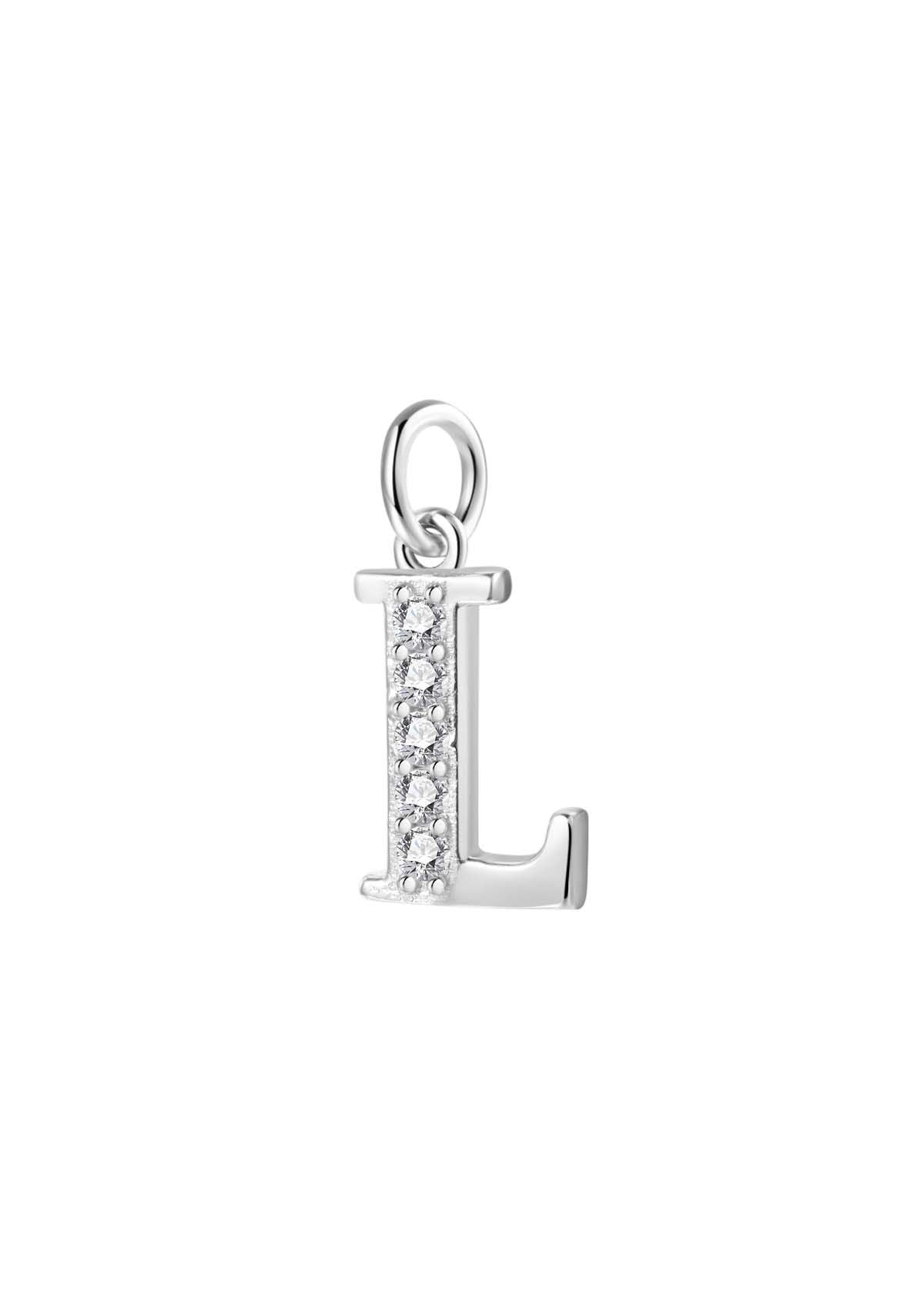 Letter Pendant Sterling Silver