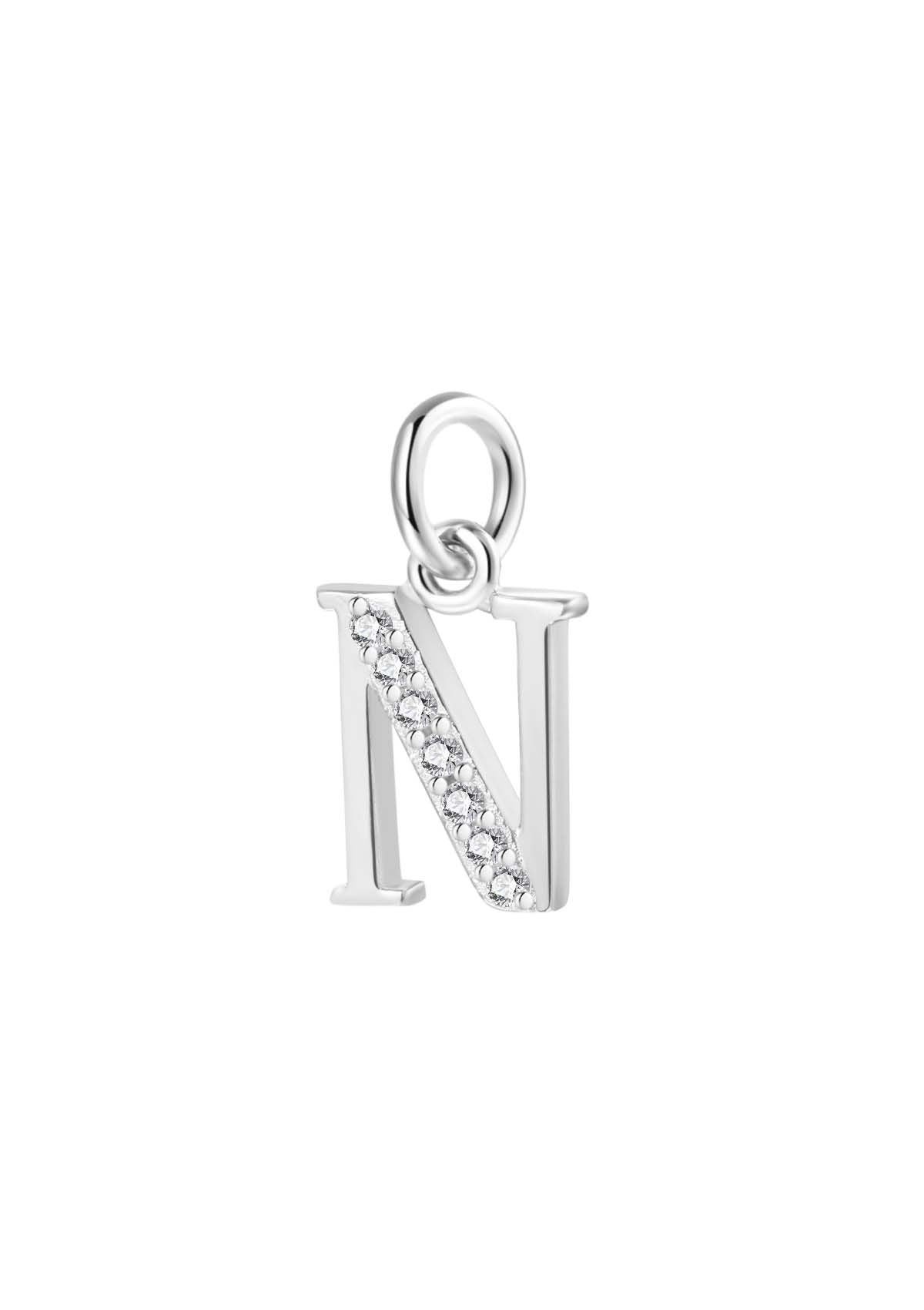 Letter Pendant Sterling Silver