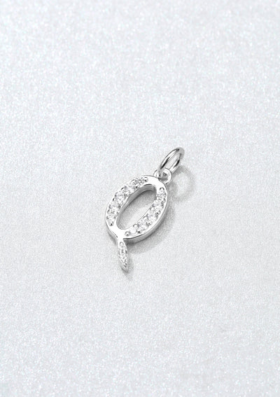 Letter Pendant Sterling Silver