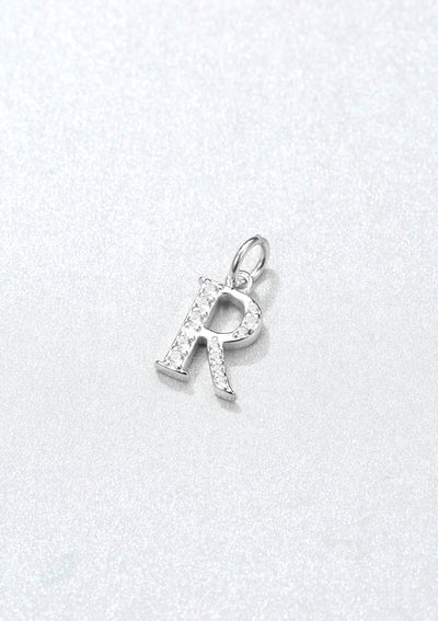 Letter Pendant Sterling Silver