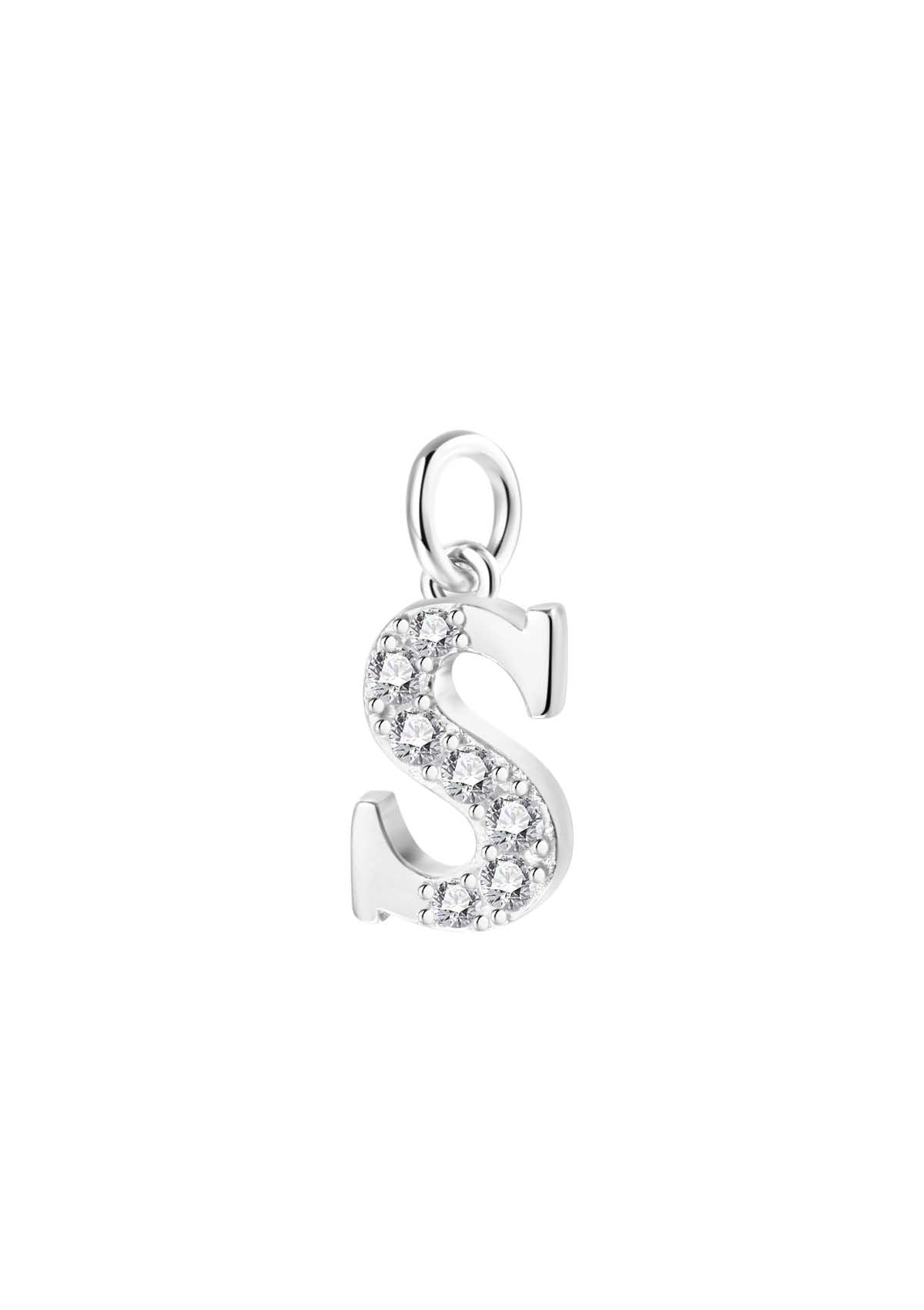 Letter Pendant Sterling Silver