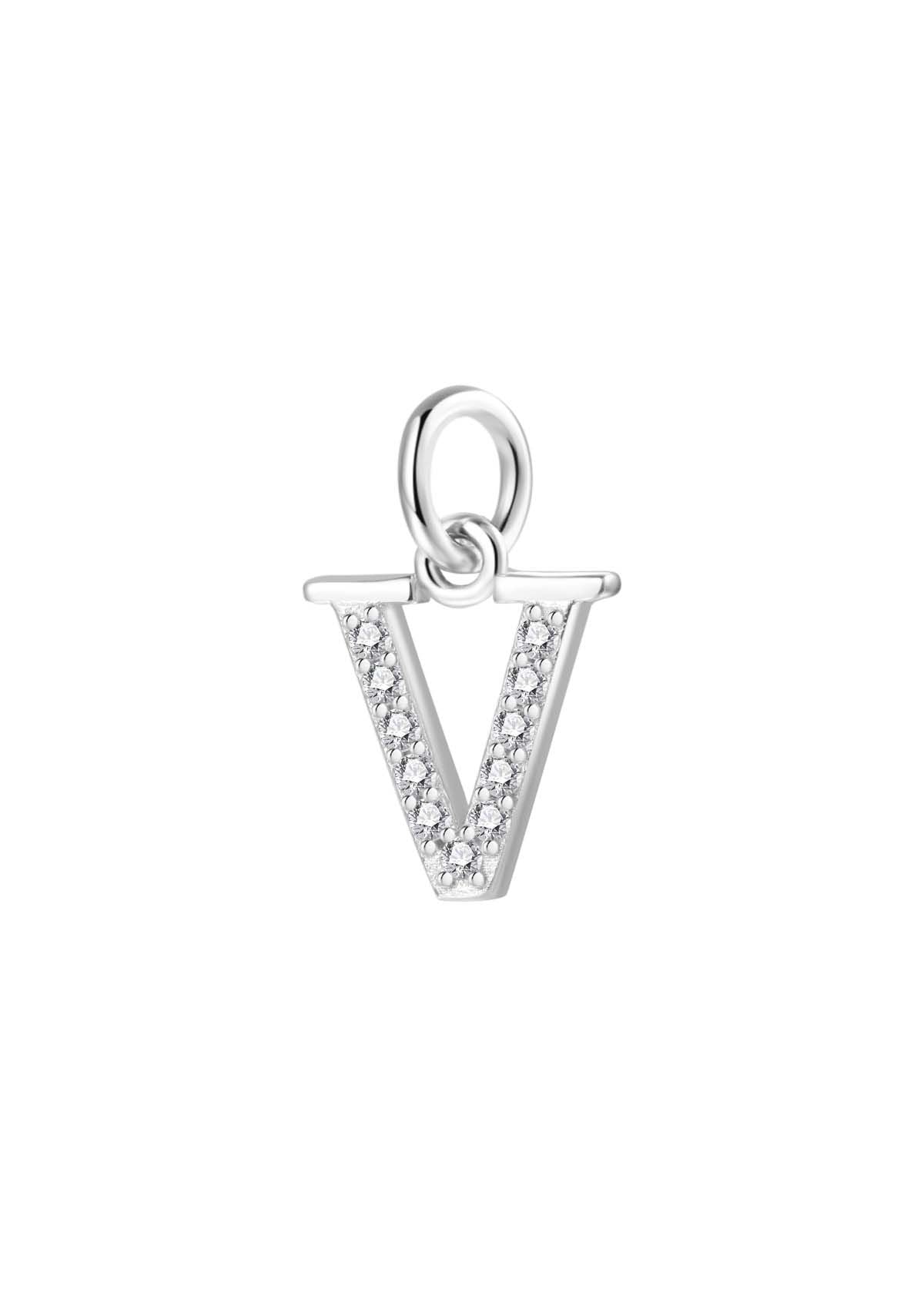 Pendentif Lettre Sterling Argent