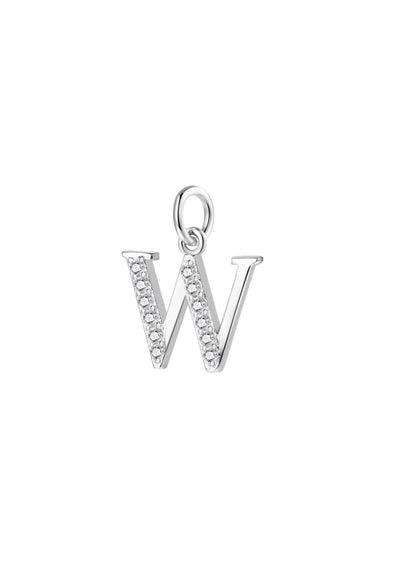 Letter Pendant Sterling Silver