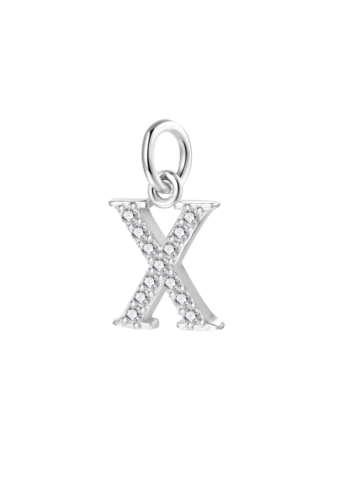 Letter Pendant Sterling Silver