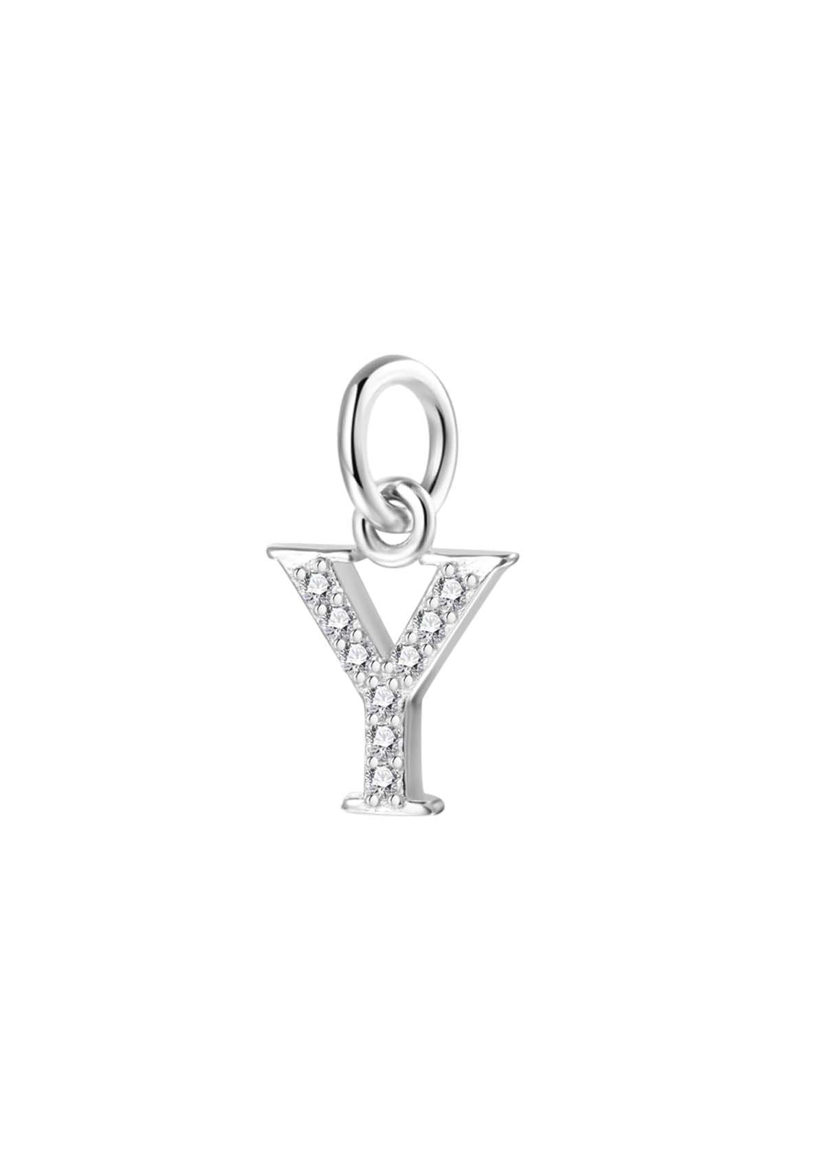 Letter Pendant Sterling Silver