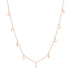 Collier Eclair Etoile Lune en Or Rose