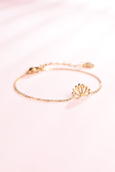 Brazalete de Loto en Oro