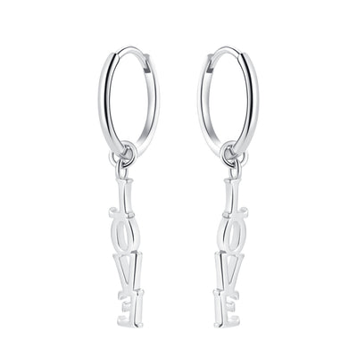 Louis Vuitton Hoop Silver Earrings For Men