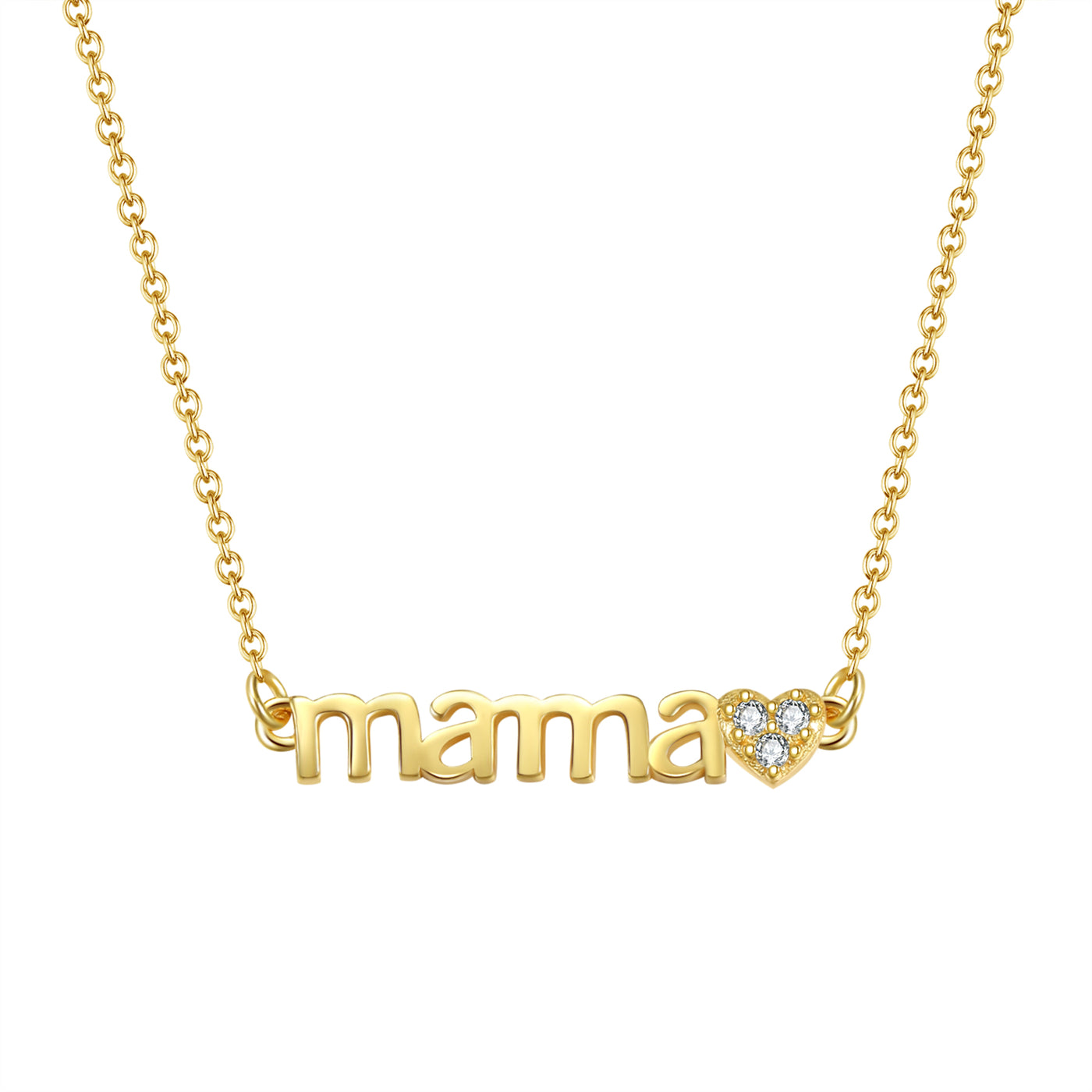 Love Mama Necklace Sterling Silver