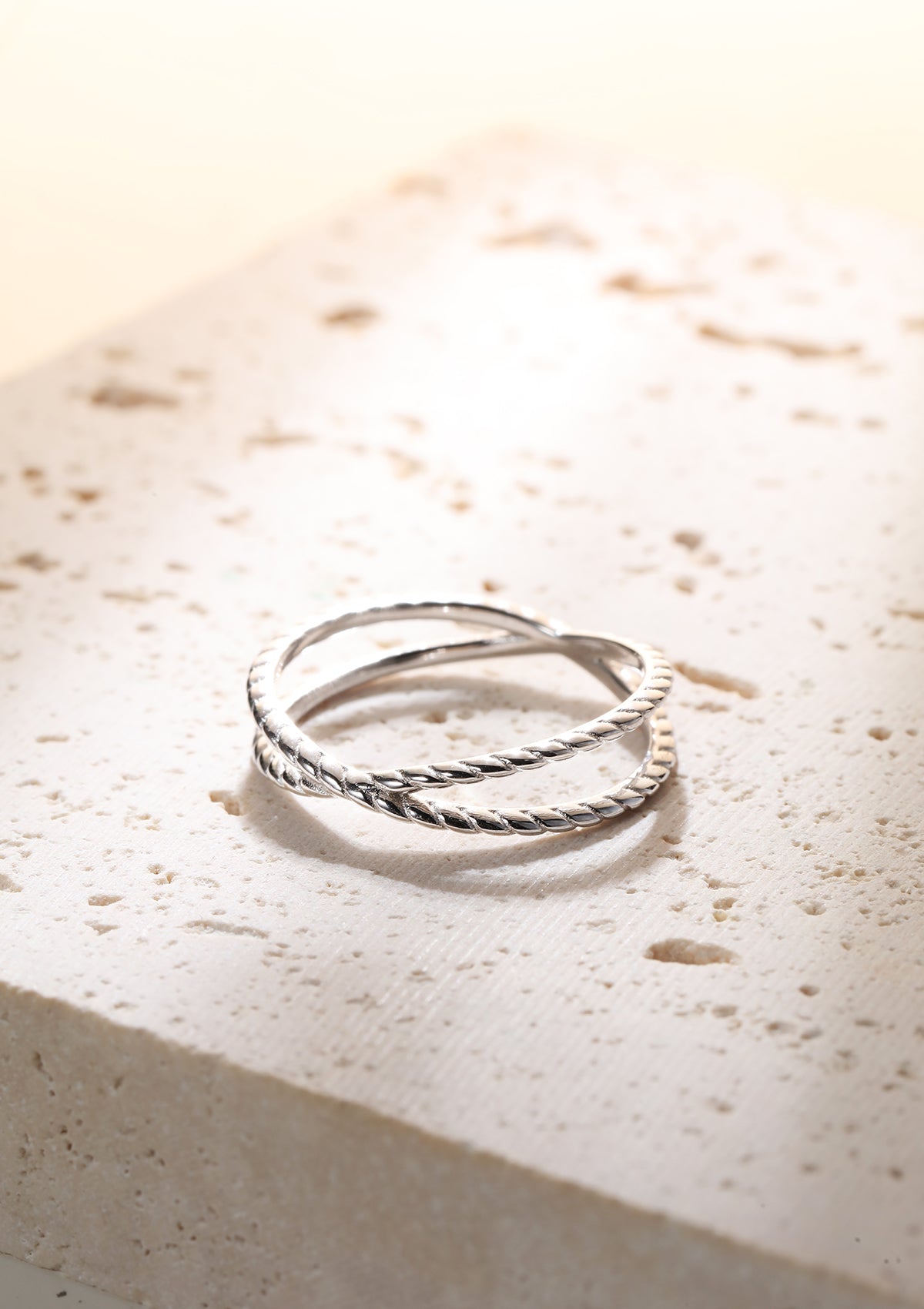 Meridian Ring Sterlingsilber