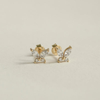 Metamorphosis Earrings 9K Gold