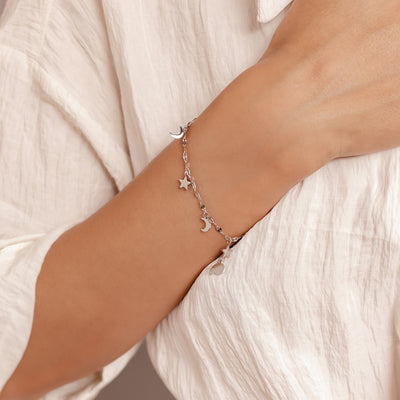 Star and Moon Bracelet