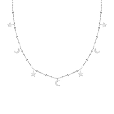 Choker Estrella y Luna Waterproof