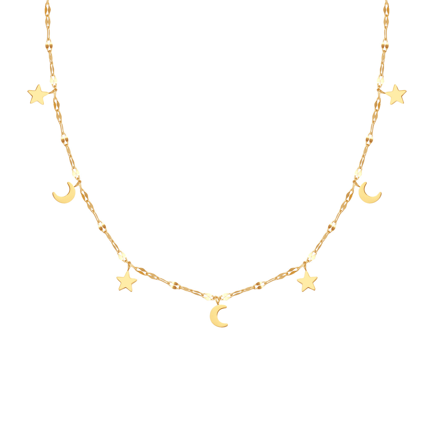 Choker Étoile et lune Waterproof