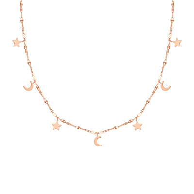 Choker Étoile et lune Waterproof