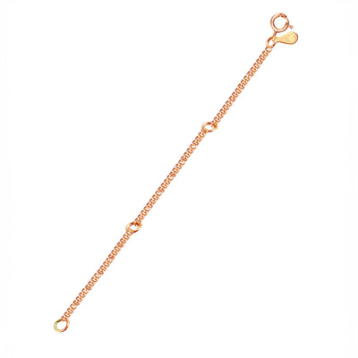 Extension de Collier Sterling Argent en Or